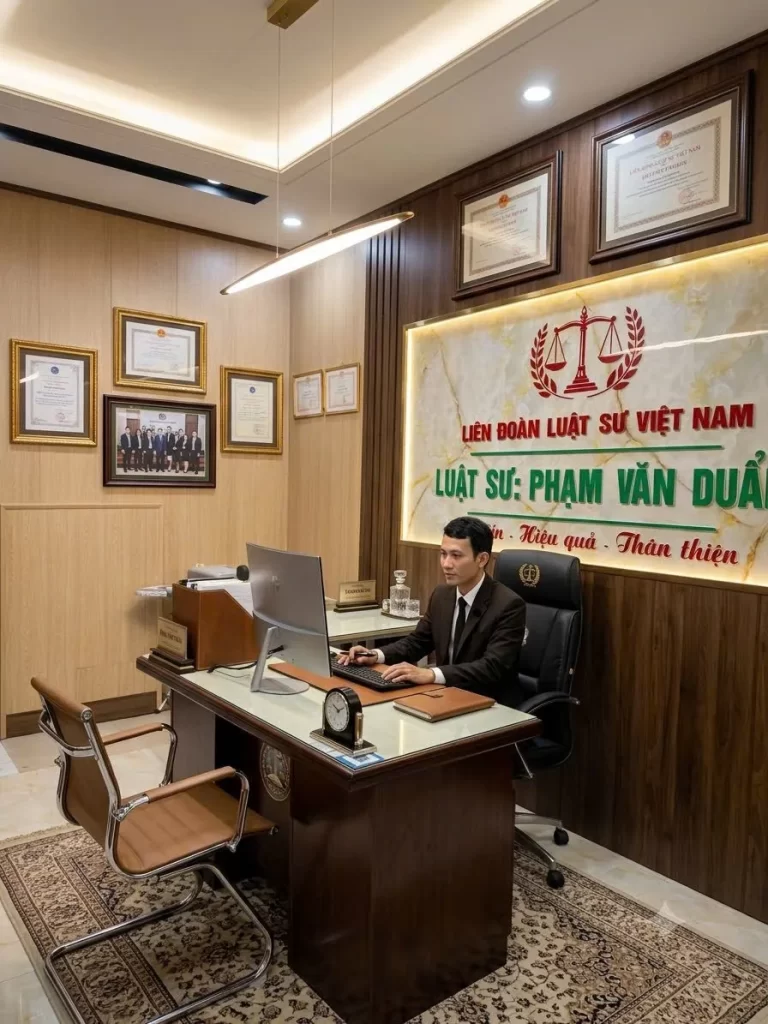 Luật sư Phạm Văn Duẩn tư vấn hồ sơ thay đổi người trực tiếp nuôi con tại văn phòng ở Đồng Nai